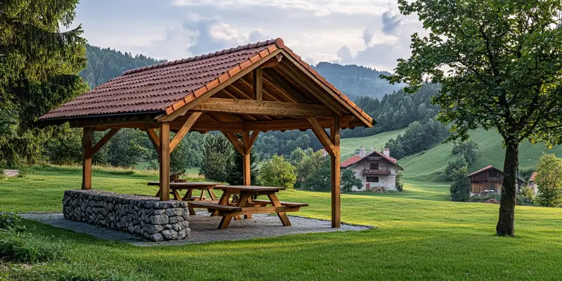 Jak zabudować ściany altany ogrodowej?